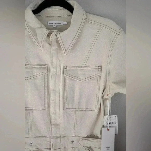 Good American Fit For Success Denim Jumpsuit New With Tags - Picture 2 of 8